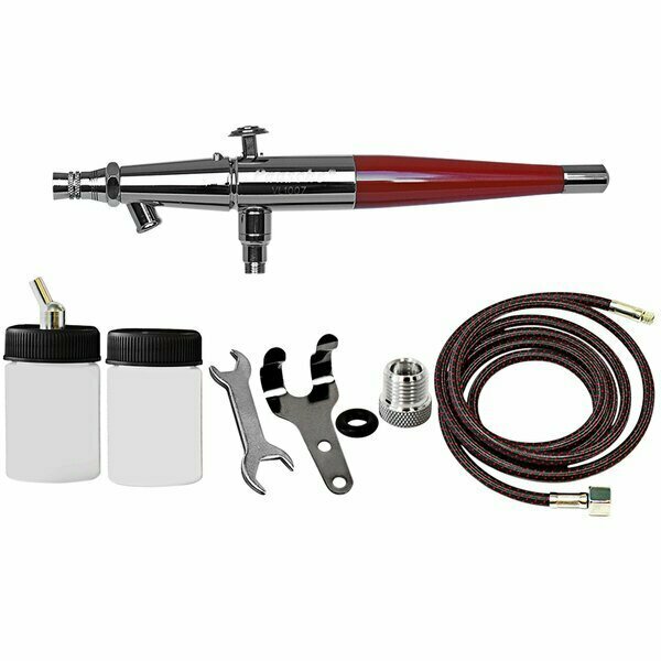 Paasche VL-1AS Dual Action Siphon Feed Airbrush Set with 0.75 mm Tip 655VL1AS